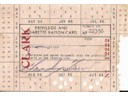 Cigarette Ration Card restricted to 10 cartons a month