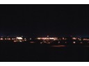 Christmas lights by flight line