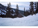 Rest stop still under snow