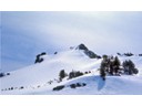Mountain tops still under snow