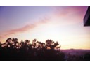 Sunset from deck at Petaluma Apartment