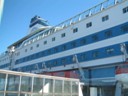 Boarding the Silja Sernade
