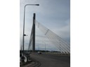 Candle Bridge over river Ounasjoki