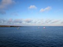 Waiting rescue boats