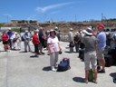 Waiting on dock to board our new ship (Pat)