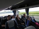 Sleepy travelers, France